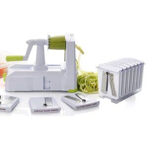Brieftons 10-Blade Heavy Duty Food Spiralizer | Vegetable, Squash, Potato, Pasta